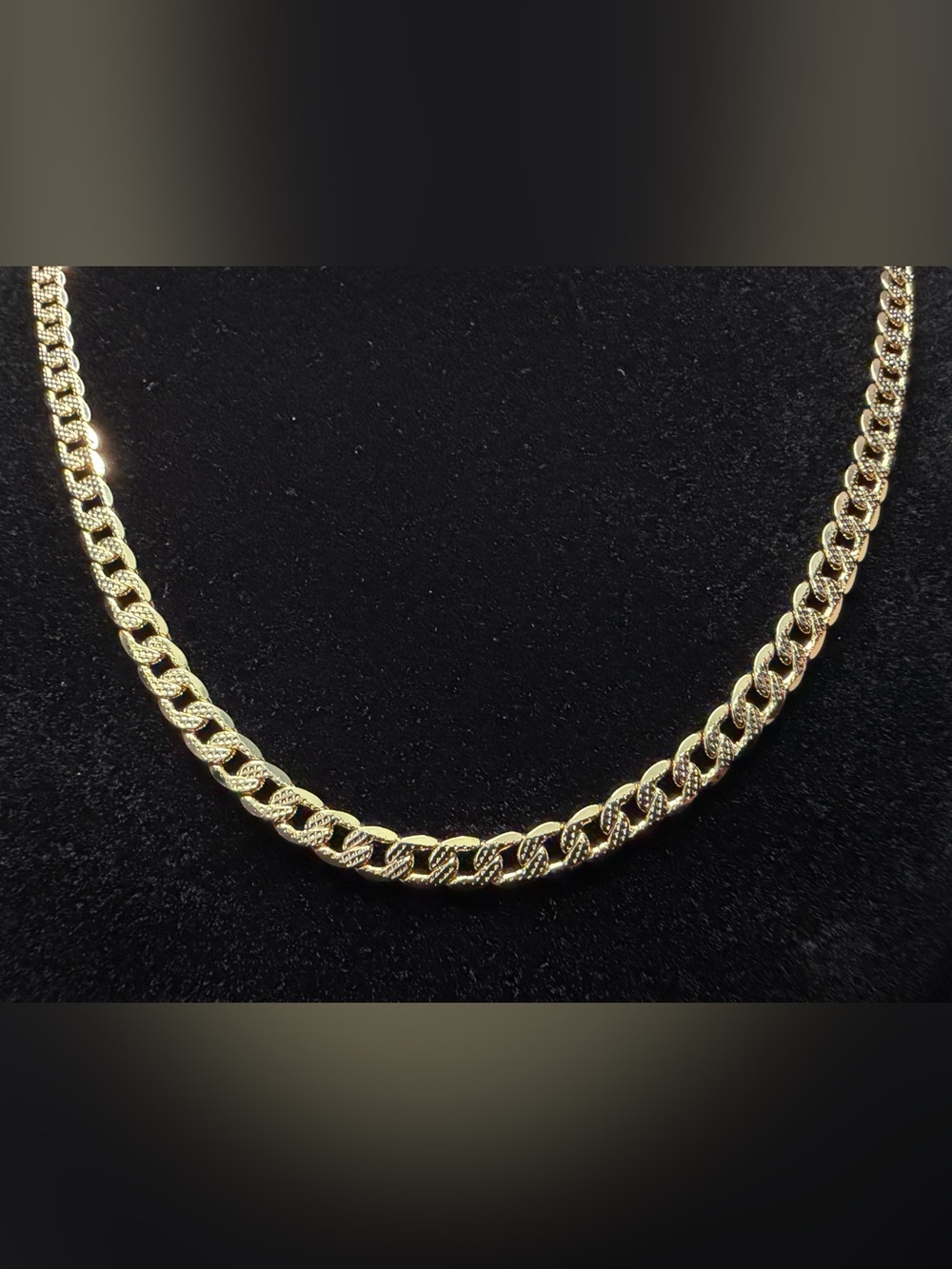 Cuban Diamond Cut 24in 4.2MM 18K Stamped Premium Finish Chain Brand New